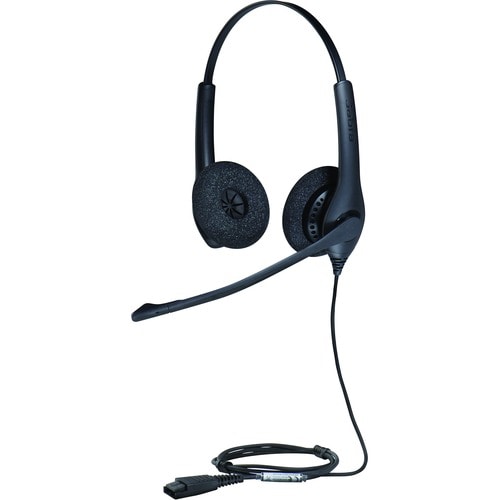 Jabra BIZ 1500 Headset - Stereo - Quick Disconnect - Wired - 150 Ohm - 20 Hz to 4.50 kHz - Over-the-head - Binaural - Supr