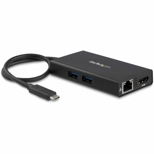StarTech.com USB C Multiport Adapter with Power Delivery (Charging) - USB Type C to 4K HDMI / USB 3.0 / Gigabit Ethernet H