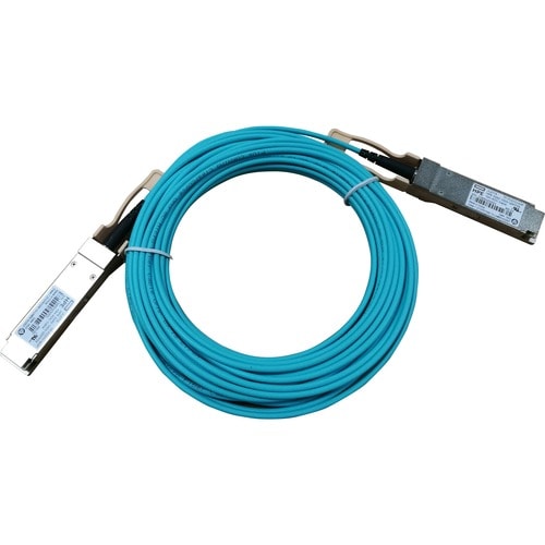HPE X2A0 100G QSFP28 to QSFP28 10-m Active Optical Cable - 32.81 ft Fiber Optic Network Cable for Network Device, Switch -