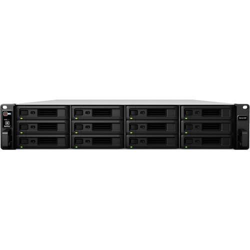 Synology RX1217RP Drive Enclosure - Infiniband Host Interface Rack-mountable - 12 x HDD Supported - 12 x SSD Supported - 1