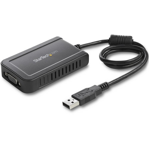 StarTech.com USB 2.0 to VGA Adapter, USB to VGA Monitor Converter for Windows, 1080p (no support for macOS/ChromeOS/Linux)