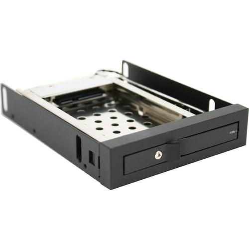 CRU RhinoJR RJ20S Drive Bay Adapter for 3.5" - Serial ATA/600 Host Interface Internal - Black - 1 x Total Bay - 1 x 2.5" B