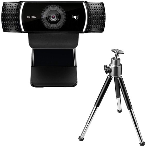 Logitech C922 Webcam - 2 Megapixel - 60 fps - USB 2.0 - 1920 x 1080 Video - Auto-focus - 1.2x Digital Zoom - Microphone - 