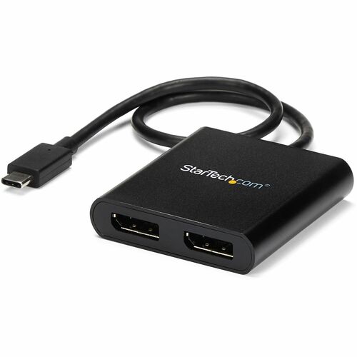 StarTech.com Adaptador USB-C a DisplayPort 1.2 Doble - Hub MST USB Tipo C - Divisor Splitter DP Doble de 4K 30Hz/1080p 60H