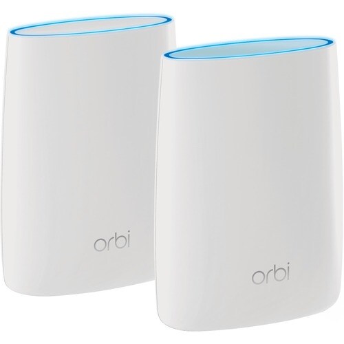 Netgear Orbi RBK50 Wi-Fi 5 IEEE 802.11ac Ethernet Wireless Router - Tri Band - 2.40 GHz ISM Band - 5 GHz UNII Band - 6 x A