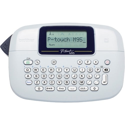 Brother P-touch PT-M95 Electronic Label Maker - Thermal Transfer - 7.50 mm/s Mono - 1 Fonts - 203 dpi - Tape, Label9 mm, 1