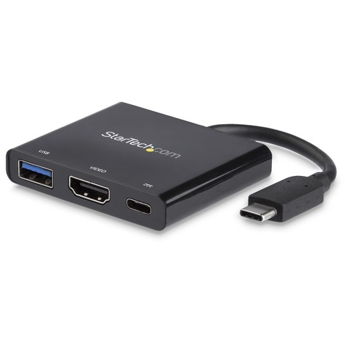 StarTech.com Adaptador Multifunción USB-C a 4K con Entrega de Potencia y Puerto USB-A - Adaptador de Viajes USB-C para Lap