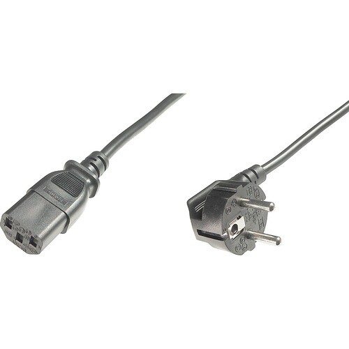 Assmann Standard Power Cord - 1.80 m - For Power Supply - CEE 7/7 / IEC 60320 C13 - 250 V AC / 10 A - Black