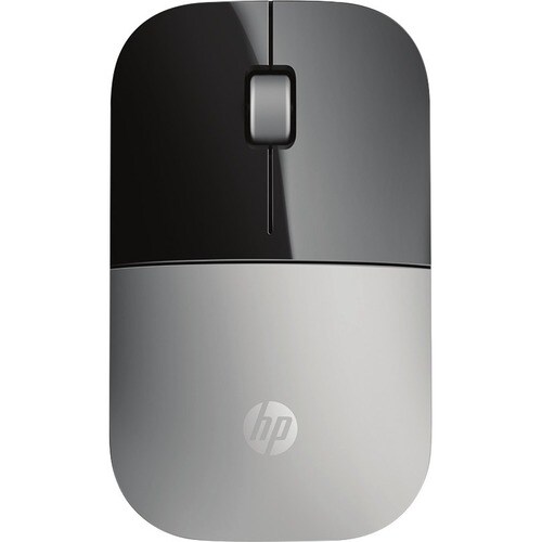 HP Z3700 Mouse - Radio Frequency - USB - Blue LED - 2 Button(s) - Silver - Wireless - 1200 dpi - Scroll Wheel - Symmetrical