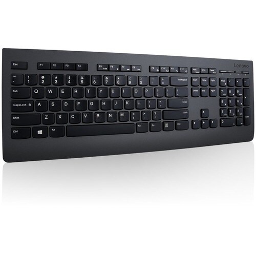 Lenovo Keyboard - Wireless Connectivity - RF - USB Interface - Spanish (Latin America) - Notebook, Tablet, Desktop Compute