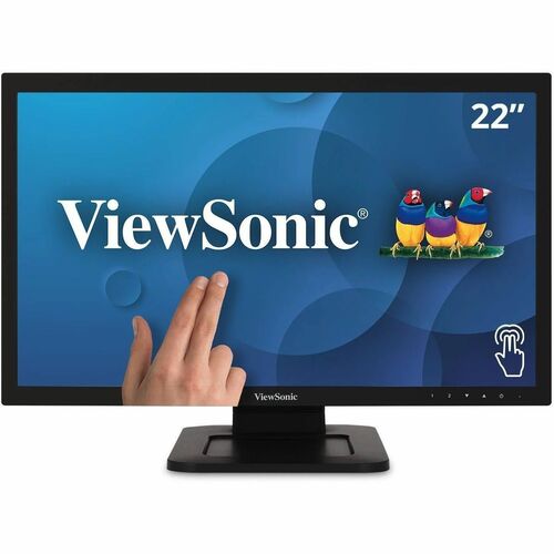 ViewSonic TD2210 22 Inch 1080p Single Point Resistive Touch Screen Monitor with DVI and VGA - TD2210 - 1080p Single Point 