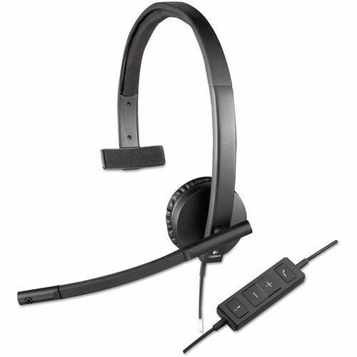 LOGI-VC-HEADSET MONO H570E USB - PRETO