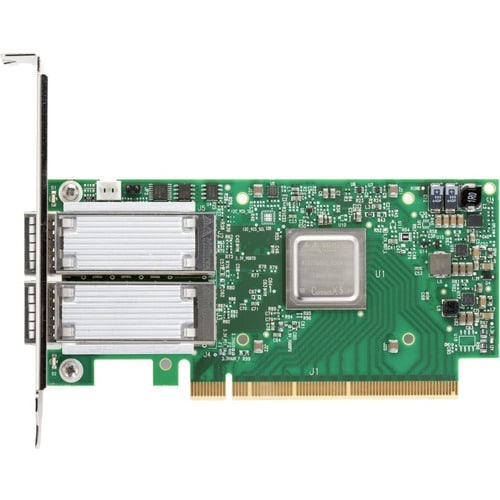 NVIDIA MCX556A-ECAT ConnectX-5 VPI Adapter Card EDR/100GbE - PCI Express 4.0 x16 - 100 Gbit/s - 2 x Total Infiniband Port(