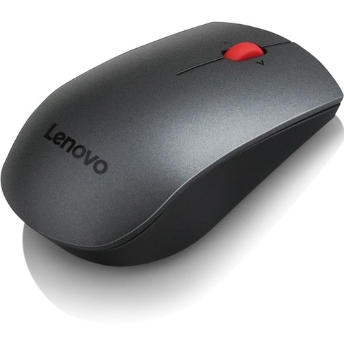 Lenovo Maus - Funkfrequenz - USB - Laser - 5 Taste(n) - Schwarz - Kabellos - 1600 dpi Auflösung - Scroll-Rad