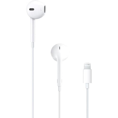 Apple EarPods with Lightning Connector - Stereo - Lightning Connector - Wired - Earbud - Binaural - Outer-ear - White