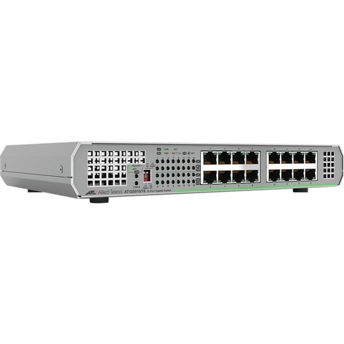 Allied Telesis CentreCOM GS910 AT-GS910/16 16 Anschlüsse Ethernet-Switch - Gigabit-Ethernet - 10/100/1000Base-TX - 2 Unter