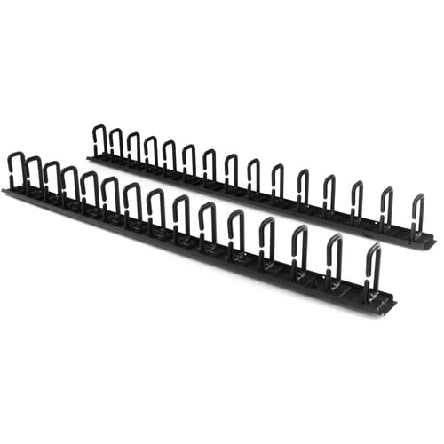 StarTech.com Vertical Cable Organizer with D-Ring Hooks - Vertical Cable Management Panel - 0U - 1,8m ( 6 ft.) - Cable Org