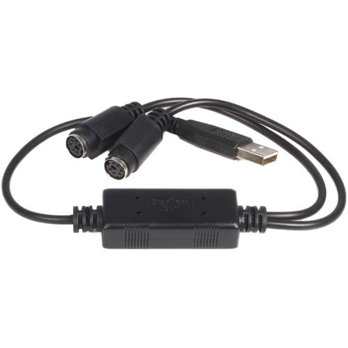 StarTech.com USBPS2PC, 0,435 m, Schwarz, 46 g, 142 mm, 175 mm, 30 mm
