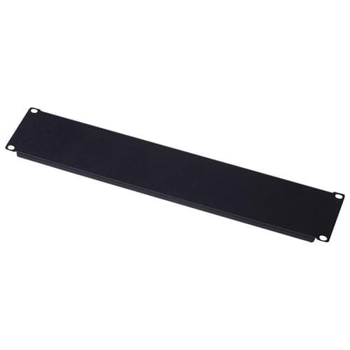 Digitus DN-19 BPN-02-SW Blind-Panel - Schwarz - 88 mm Höhe x 483 mm Breite x 12 mm Tiefe