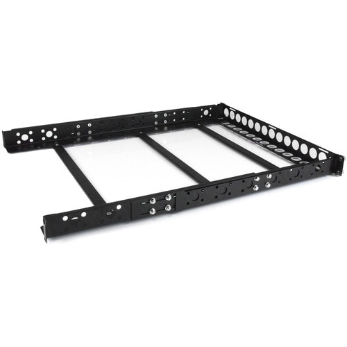 StarTech.com UNIRAILS1U. Typ: Regal-Schiene, Gehäusematerial: Stahl, Produktfarbe: Schwarz. Gewicht: 2,6 kg