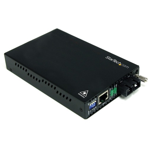 StarTech.com ET90110SM302. Maximale Datenübertragungsrate: 200 Mbit/s, Converter Eingangsschnittstelle: 10Base-T, Converte