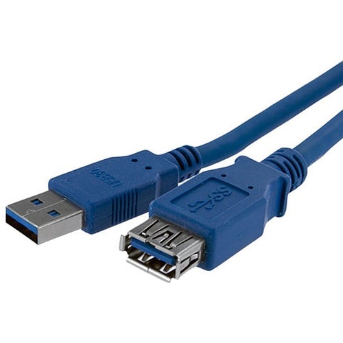 StarTech.com USB3SEXT1M. Kabellänge: 1 m. Anschluss 1: USB A, Anschluss 2: USB A, USB Version: USB 3.2 Gen 1 (3.1 Gen 1), 