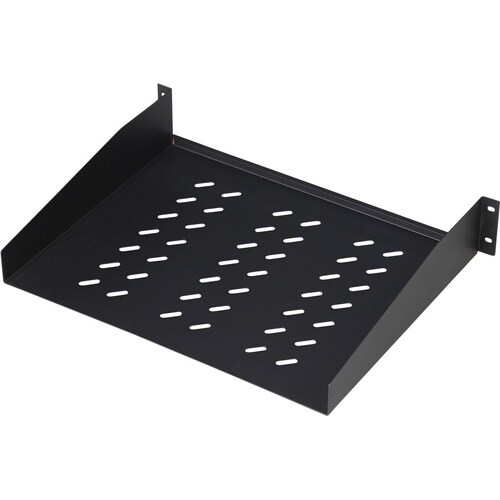 Digitus 2U Rackmount Rack-Regal - 482,60 mm Rack Width - Schwarz - Stahl - 20 kg Maximale Gewichtskapazität