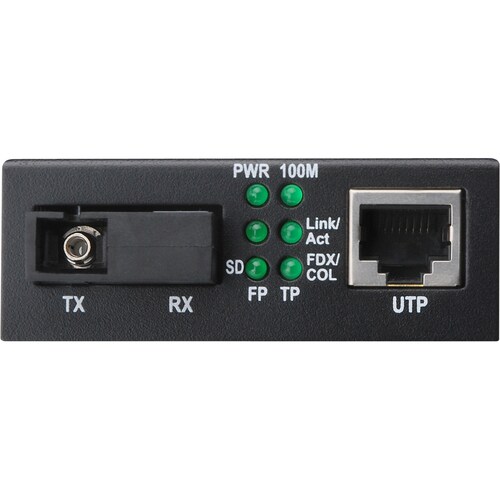 Digitus Transceiver/Medienkonverter - 2 Anschluss(e) - 1 x Netzwerk (RJ-45) - 1 x SC - Twisted Pair, Glasfaserleitung - 10