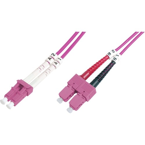 Digitus 5 m Glasfaser Netzwerkkabel - 1 - Cable for Netzwerkgerät - Patchkabel - Lila