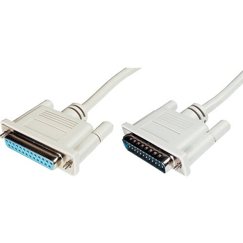 Digitus 10 m Seriell Datentransferkabel - Zweiter Anschluss: 1 x 25-pin DB-25 Serial - Female - Verlängerungskabel