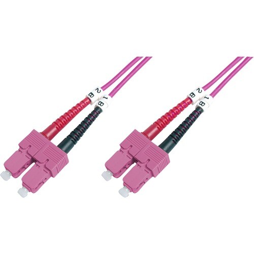 Digitus 2 m Glasfaser Netzwerkkabel - 1 - Cable for Netzwerkgerät - Patchkabel - Violett