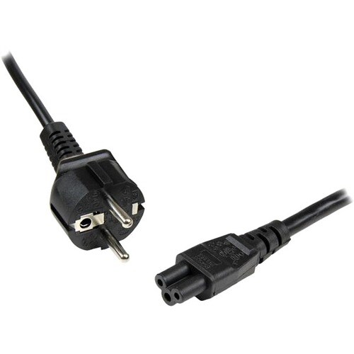 StarTech.com PXTNB3SEU1M. Kabellänge: 1 m, Anschluss 1: CEE7/7, Anschluss 2: C5-Koppler. Eingangsspannung: 250 V, Strom: 2