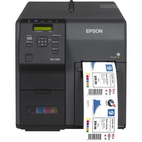 Epson ColorWorks C7500 (012) Desktop Tintenstrahldrucker - Farbe - Etikettendruck - USB - 300 mm/s Druckgeschwindigkeit Farbe