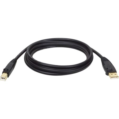 Tripp Lite 15ft USB 2.0 Hi-Speed A/B Device Cable Shielded Male / Male - Type A Male - Type B Male USB - 15ft USB 2.0 24/2