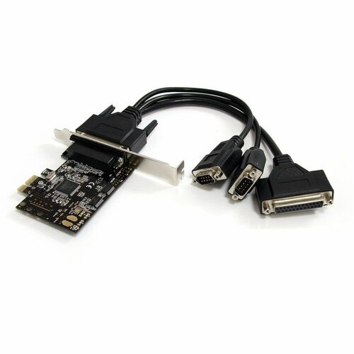 StarTech.com PEX2S1P553B. Hostschnittstelle: PCIe, Output interface: Parallel, Seriell, Expansion card form factor: Niedri