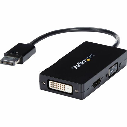StarTech.com DP2VGDVHD. Kabellänge: 0,15 m, Maximale Auflösung: 1920 x 1200 Pixel, Supported video modes: 1080p. Gewicht: 