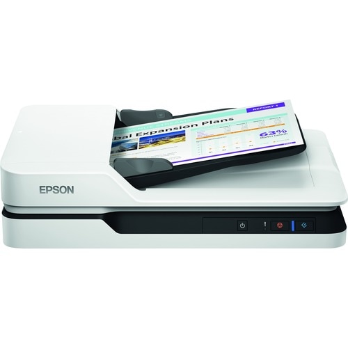 Epson WorkForce DS-1660W Flatbed Scanner - 1200 dpi Optical - 25 ppm (Mono) - 25 ppm (Color) - Duplex Scanning - USB