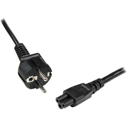 StarTech.com Standard-Stromkabel - 2 m - für Notebook, Drucker, Scanner, Monitor - Schuko CEE 7/6 / IEC 60320 C5 - 250 V A