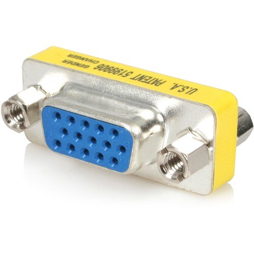 StarTech.com Slimline Videoadapter - 1 Stück - Nickel Anschluss - Schwarz