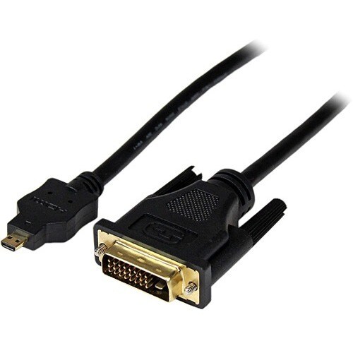 StarTech.com 3 m DVI/HDMI Videokabel für Videogerät, Tablet-PC, Mobiltelefon, Projektor - 1 - Zweiter Anschluss: 1 x 19-pi