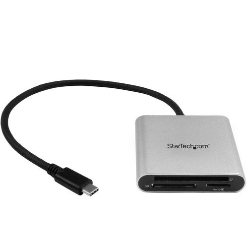StarTech.com USB 3.0 Flash Memory Multi-Card Reader / Writer with USB-C - SD microSD and CompactFlash Card Reader w/ Integ