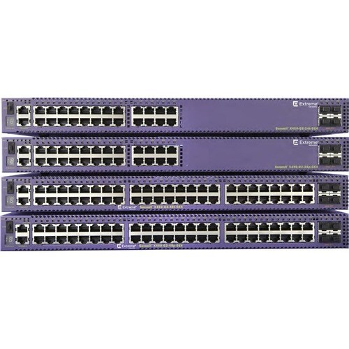 Conmutador Ethernet Extreme Networks Summit X450-G2 X450-G2-24t-GE4 24 Puertos Gestionable - Gigabit Ethernet - 10/100/100