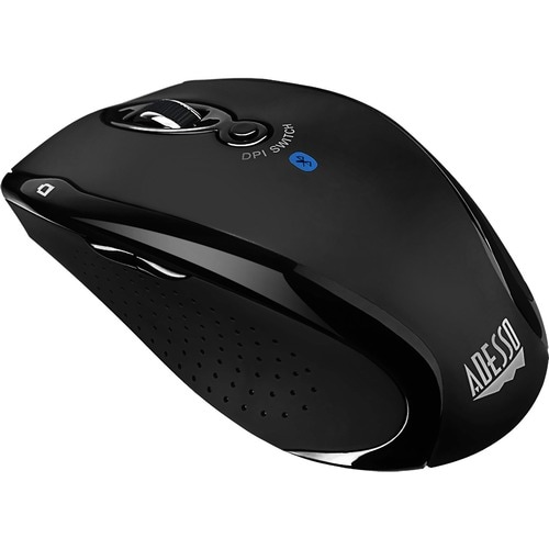 Adesso iMouse S200B - Bluetooth Ergo Mini Mouse - Optical - Wireless - Bluetooth - Black - 1500 dpi - Scroll Wheel - 5 But