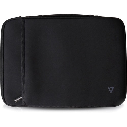Sacoche de transport V7 - Pochette Style pour 33,8 cm (13,3") Ordinateur Portable - Noir - Néoprène Cuerpo - Neopro Matéri