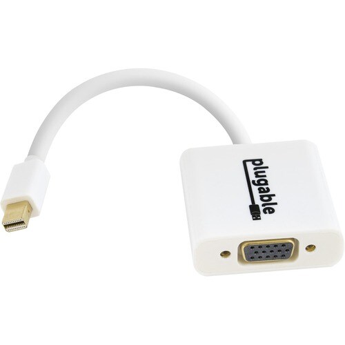 Plugable Mini DisplayPort (Thunderbolt 2) to VGA Adapter - (Supports Mac, Windows, Linux Systems and Displays up to 1920x1