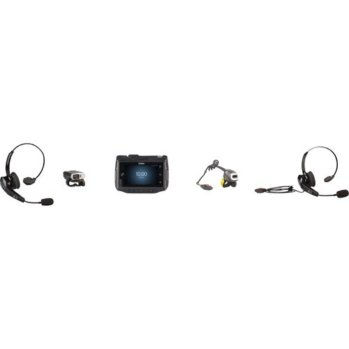 Zebra Wireless On-ear Mono Headset - Black - Monaural - Supra-aural - Bluetooth - 50 Hz to 8 kHz - Noise Canceling