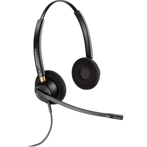 Cuffie Plantronics EncorePro HW520D Cavo Over-the-head Stereo - Binaural - Supra-aural - Noise Canceling - Quick Disconnect