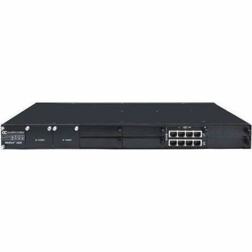 AudioCodes Mediant 2600 Data/Voice Gateway - 8 x RJ-45 - Fast Ethernet, Gigabit Ethernet, Ethernet - 1U High - Rack-mounta