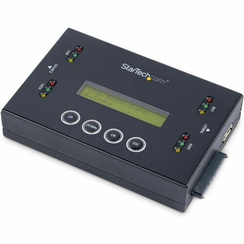 StarTech.com Hard Drive and USB Thumb Drive Duplicator/Eraser, USB Flash and SATA HDD/SSD Disk Cloner/Copier and Wiper, To