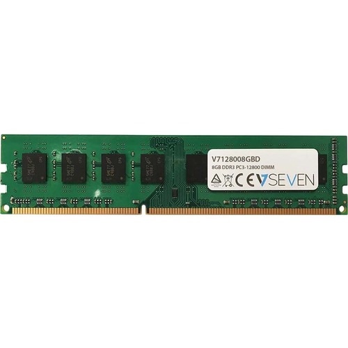 Módulo RAM V7 - 8 GB (1 x 8 GB) - DDR3 SDRAM - 1600 MHz DDR3-1600/PC3-12800 - Sin búfer - CL11 - 240-clavijas - DIMM